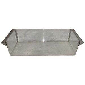 Refrigerator Door Shelf Bin 12x5x3.25"‎ Clear